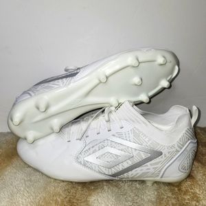 Umbro Tocco II Premier FG White Soccer Cleats Men’s Sz 10
